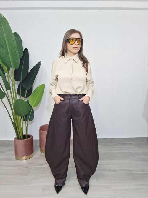 Pantalone Ecopelle Ballon
