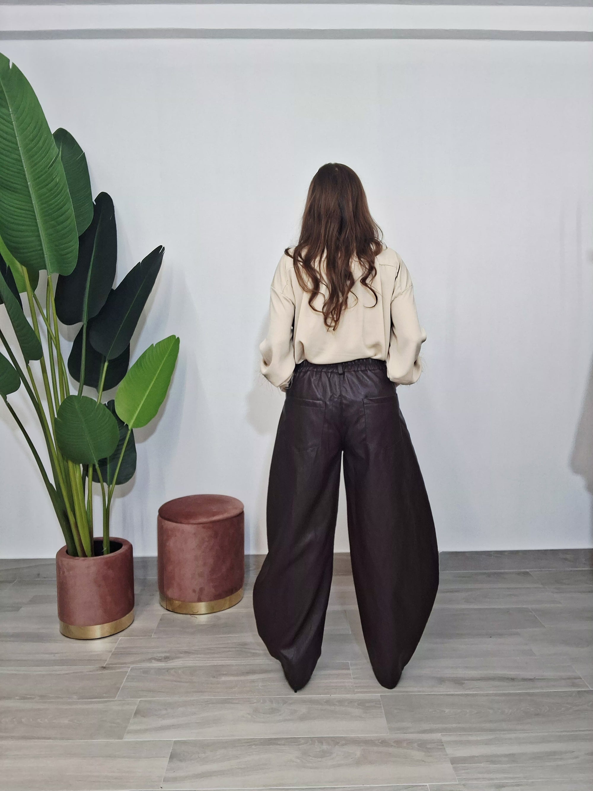 Pantalone Ecopelle Ballon